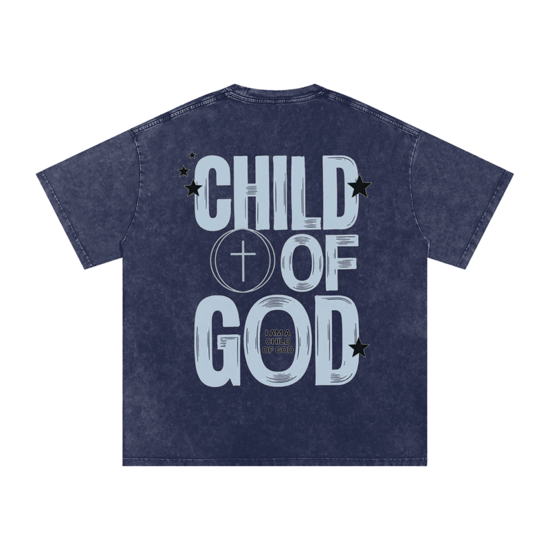 Child of God Washed Oversized Tee