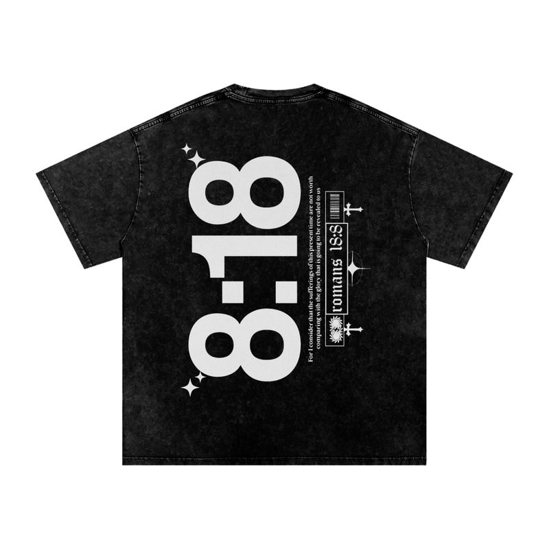 8:18 Washed Oversized Tee