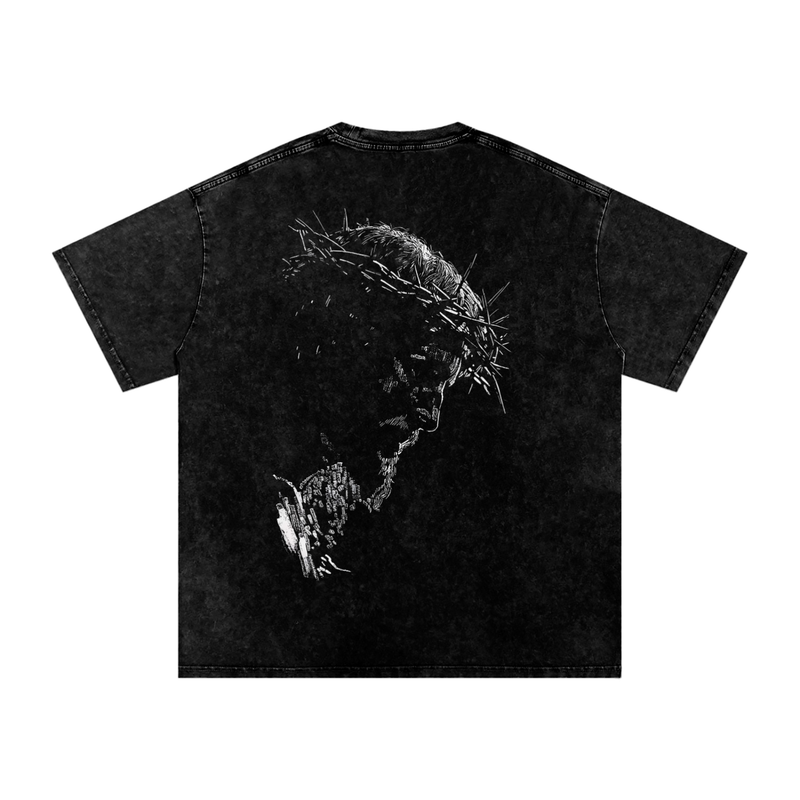 Crowned Washed Oversized Tee